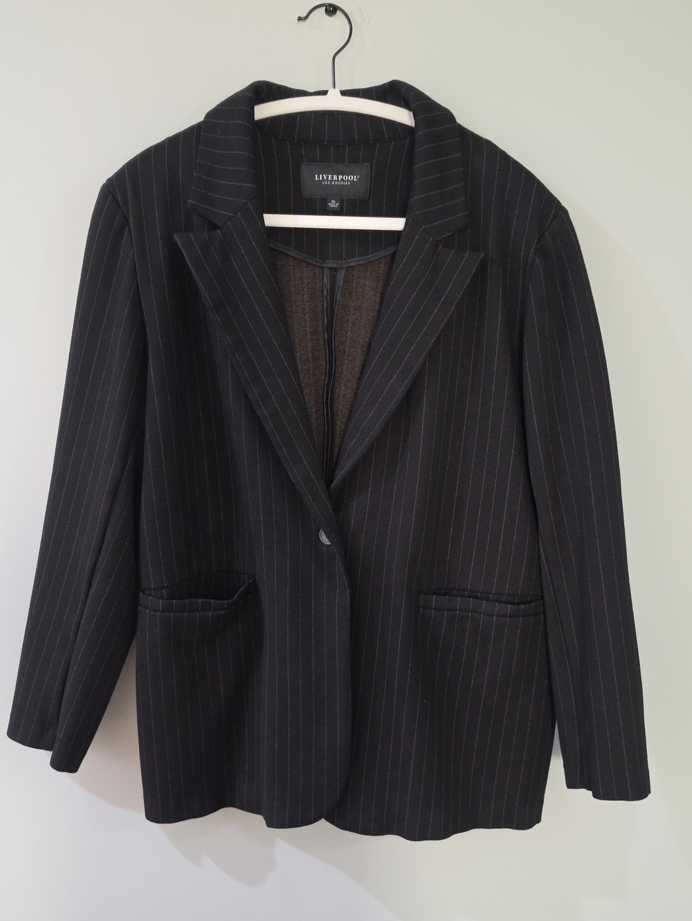 Liverpool Black Pinstripe Women's Suit Jacket